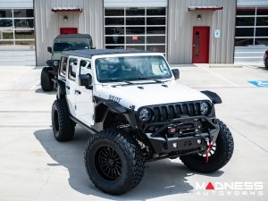 Jeep Wrangler JL Fender Flares - Fab Fours - Rear - High Arch For Base System - 4 Door Jeep Wrangler JL Fender Flares - Fab Fours - Rear - High Arch For Base System - 4 Door